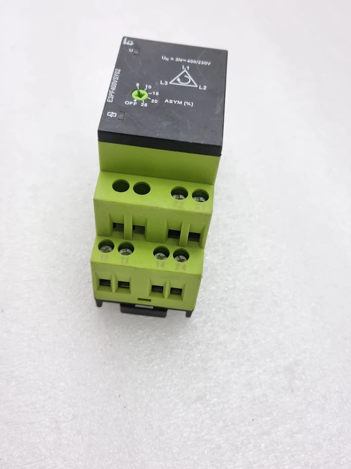 TELE E3PF400VSY02 PHASE SQUENCE, PHASE FAILURE RELAY E3PF400VSY02 (USED)